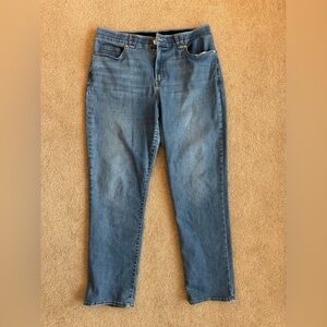 Gloria Vanderbilt Straight Leg Blue Jeans